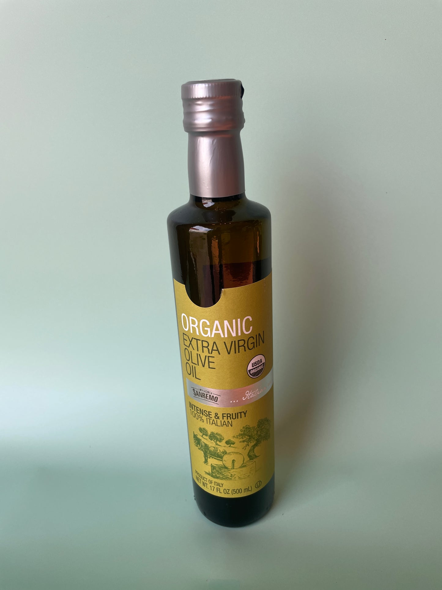 Co. Sanremo Organic Extra Virgin Olive Oil, 17 fl. oz.