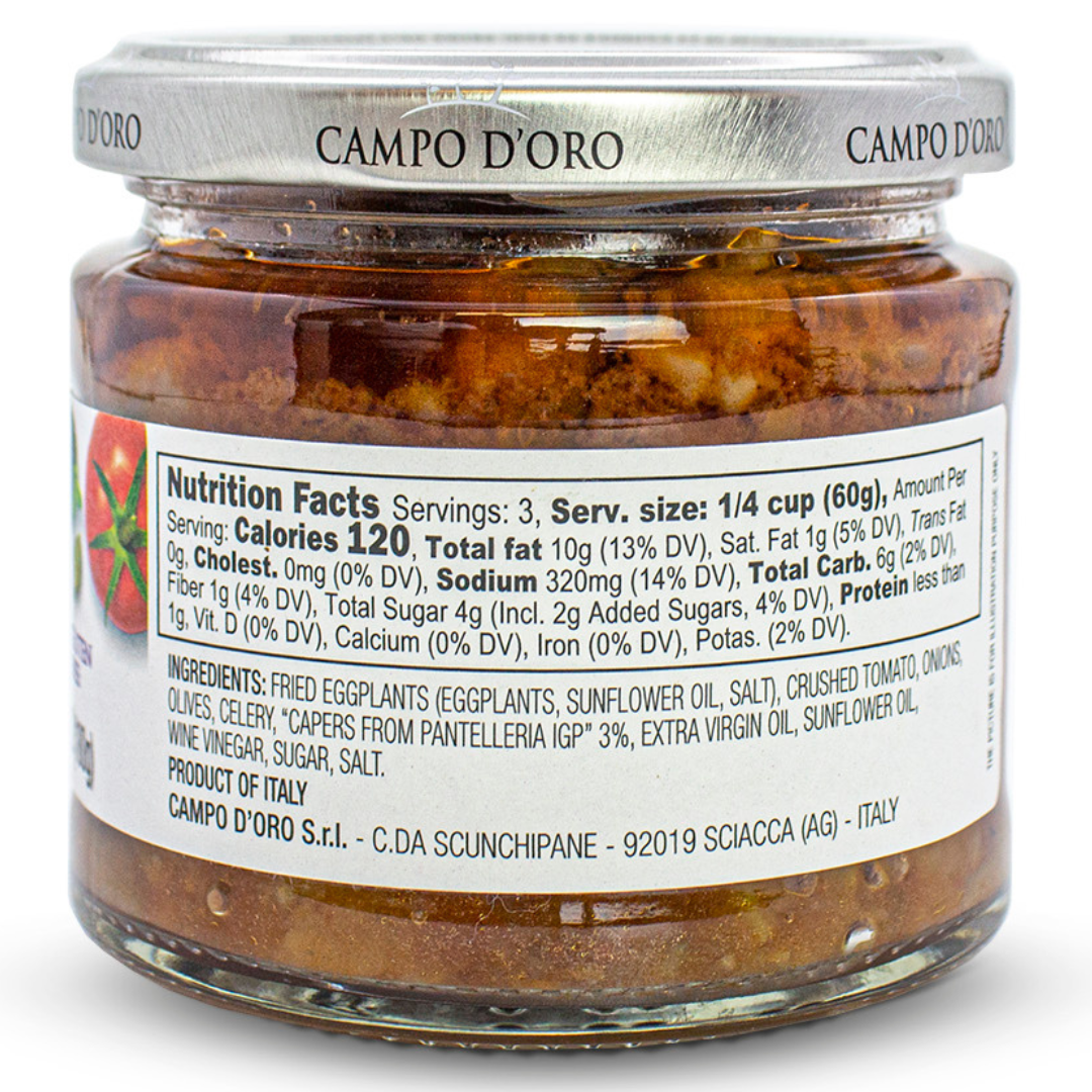 Campo D'Oro Eggplant Caponata Appetizer