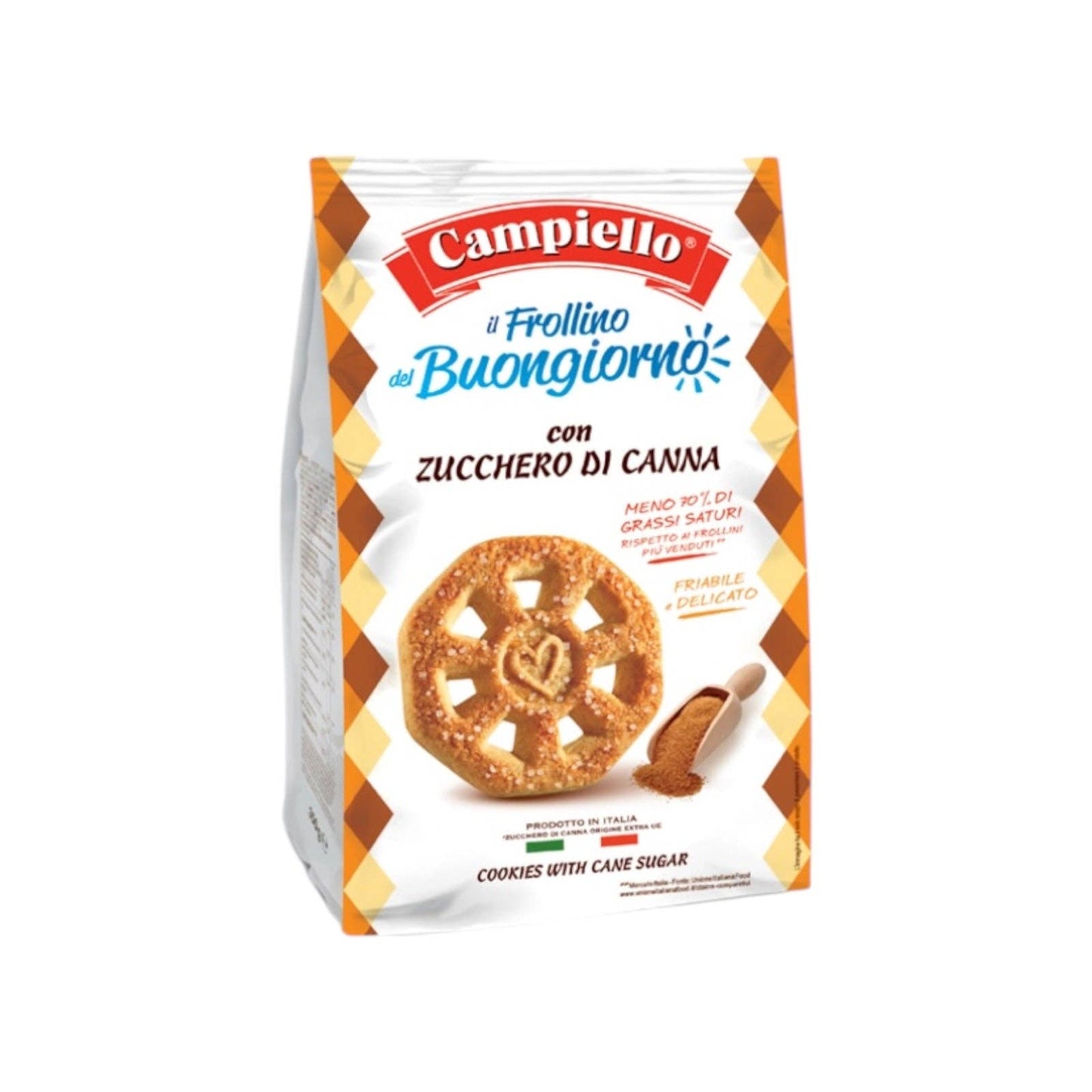 Campiello II Good Morning Biscuit with Cane Sugar Shortbread/ biscuits 350g