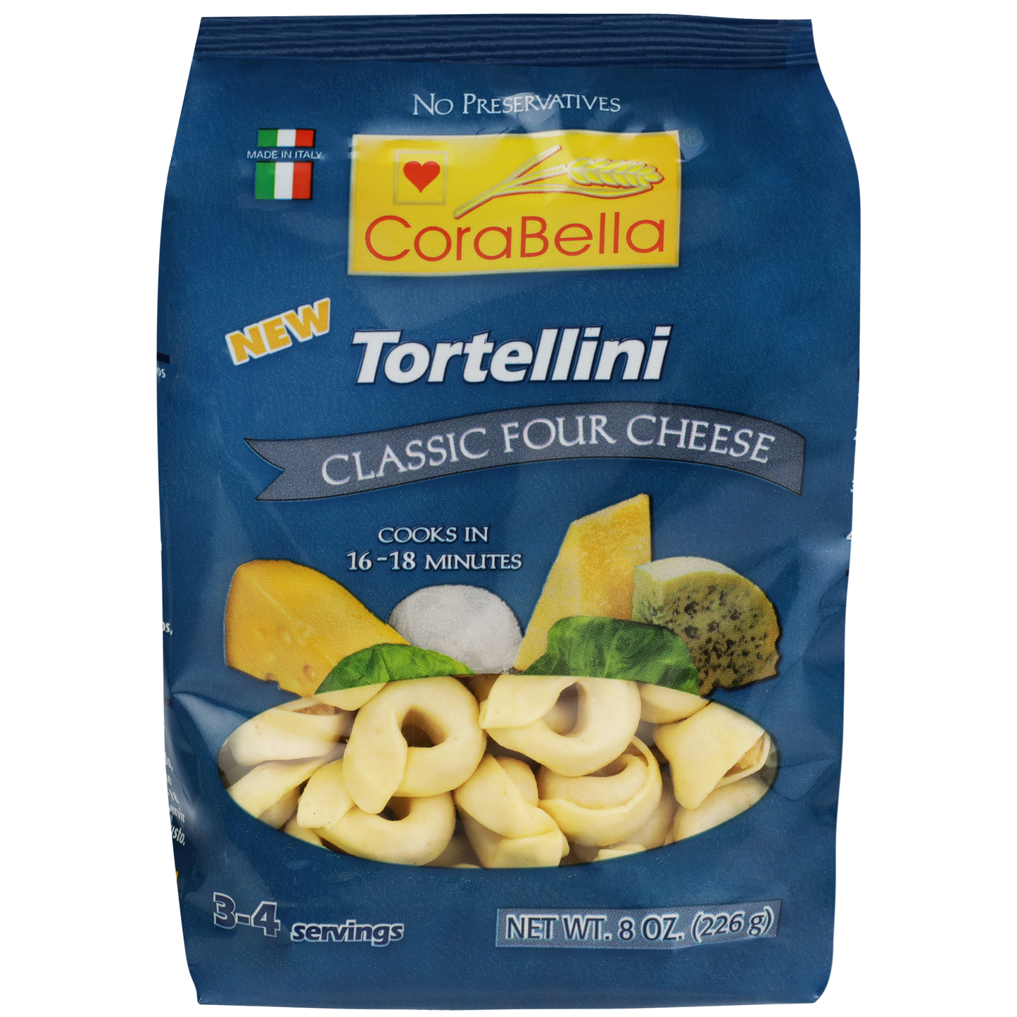 CORABELLA 4 CHEESE TORTELLINI MADE IN ITALY