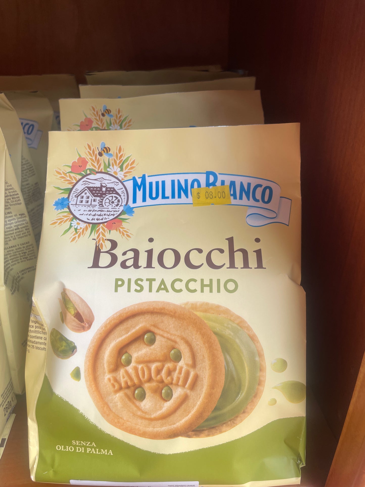 Baiocchi pistacchio cookies