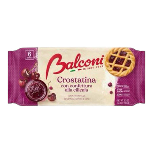 Balconi Crostatine / Tartalets
With Cherry Jam 6x40g = 240g