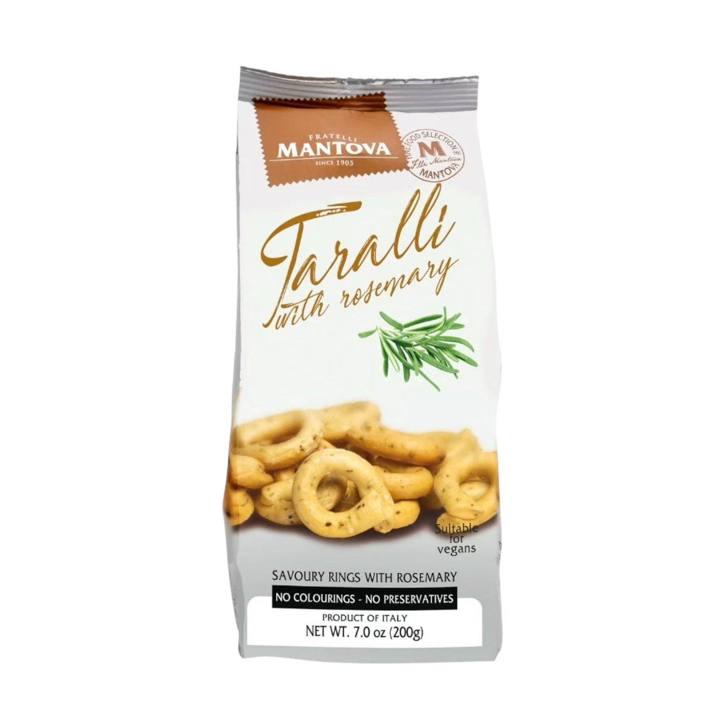 Mantova Taralli with Rosemary
200g