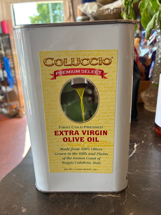 Coluccio EVOO 1L olive oil tin