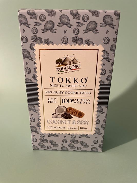 Tokko coconut and chocolate chips cookies