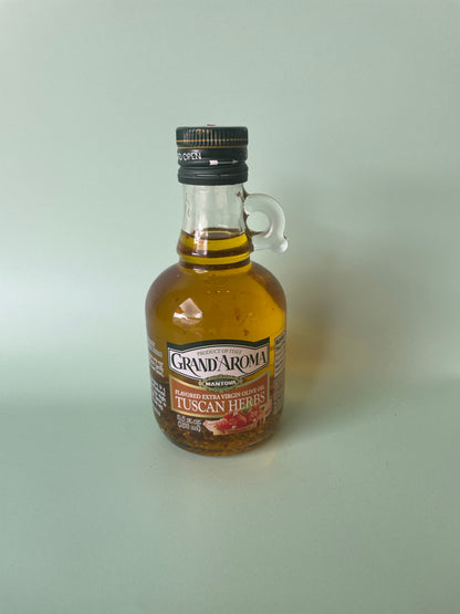 Mantova Grand'Aroma Tuscan Herbs Extra Virgin Olive Oil, 8.5