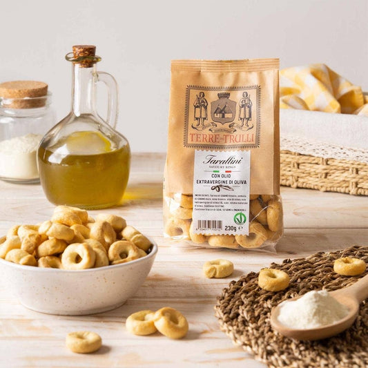 Pugliesi Tarallini with EVO Oil 230g - Italian snack