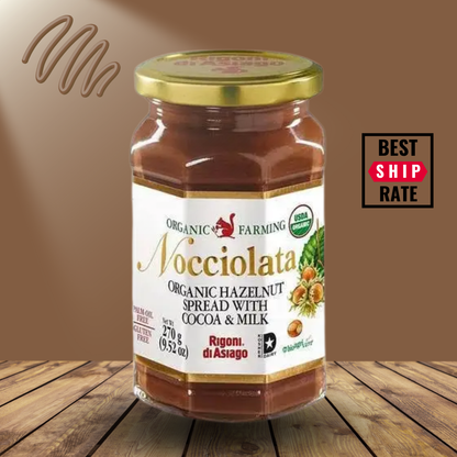 Rigoni di Asiago Nocciolata with milk Hazelnut Spread 