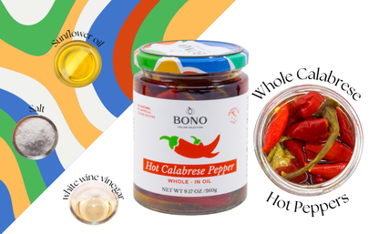 Bono Hot Calabrese Peppers Whole