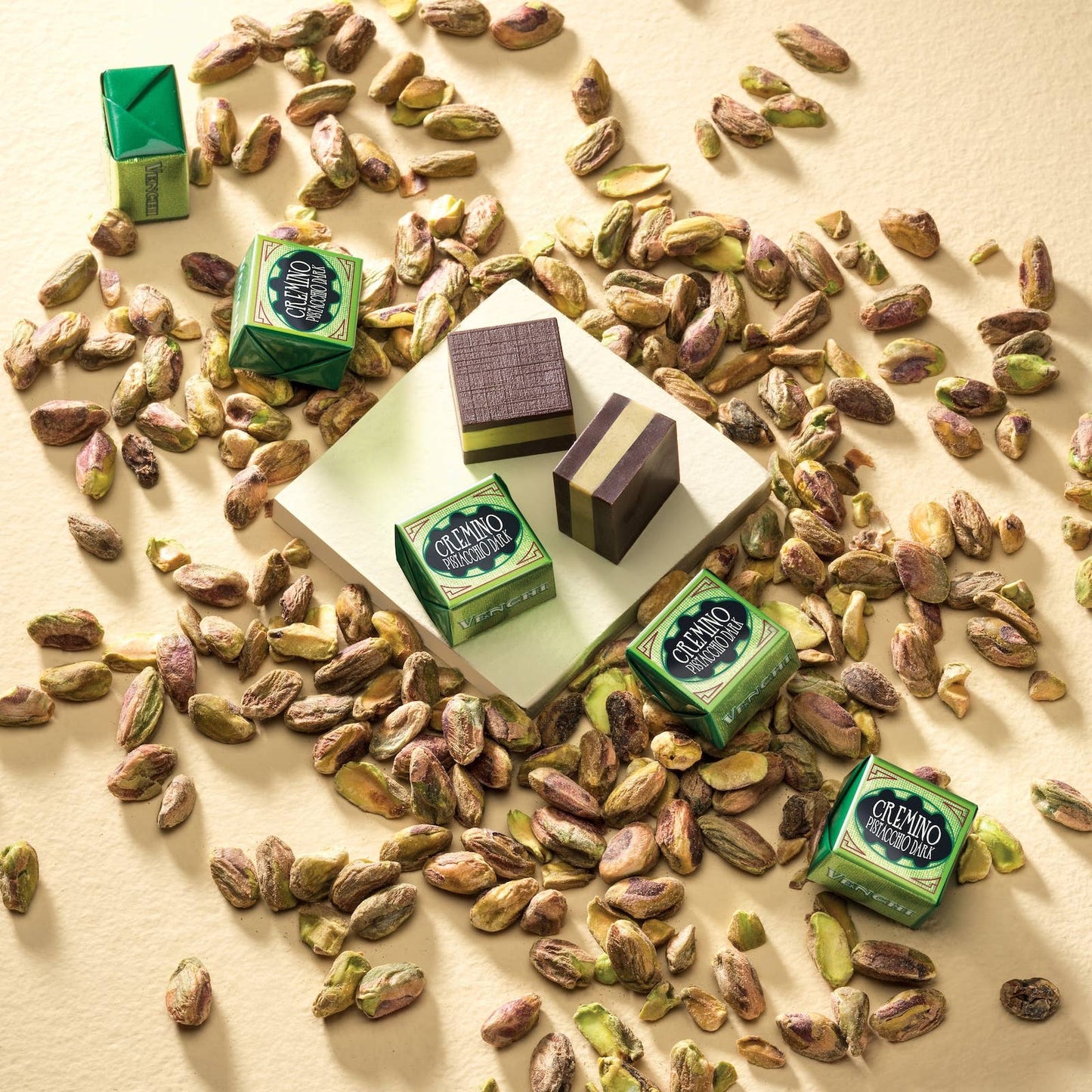 Cremino Pistachio Dark Chocoalte - Venchi Italian Gourmet