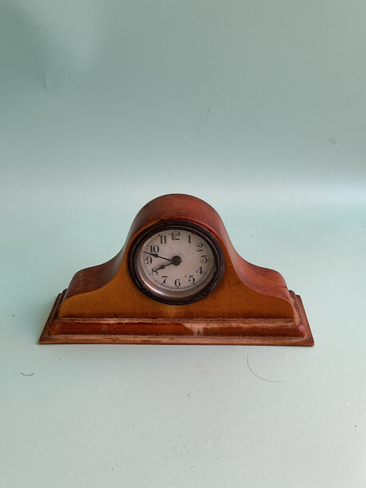 Vintage Small Wooden Clock