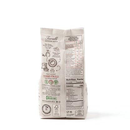 Traditional Pugliese Italian Taralli with EVO Oil 250g