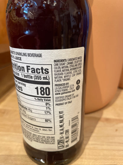 Galvanina Organic Chinotto