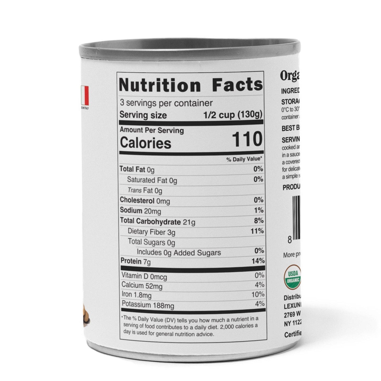 Organic Canned Lentils – Unsalted, Non-GMO, Vegan – by Food to Live