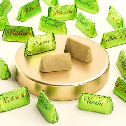Pistachio White Chocolate Pieces - Venchi Italian Gourmet