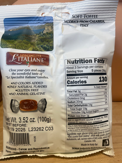 Soft Toffee-Licorice