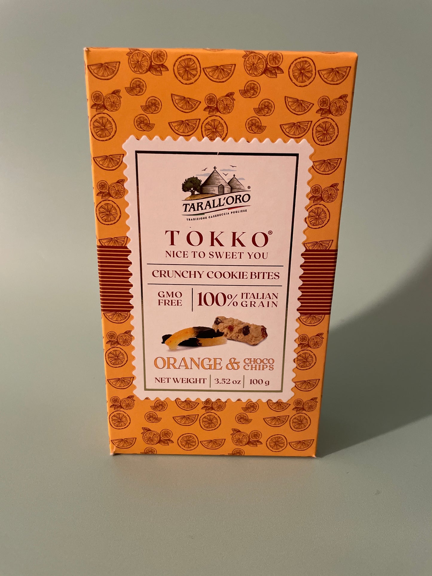 Tokko orange and chocolate chips cookies