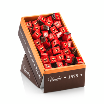 7-Blend Espresso Dark Chocolate Cube - Italian Gourmet Candy