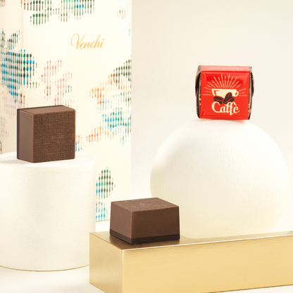 7-Blend Espresso Dark Chocolate Cube - Italian Gourmet Candy