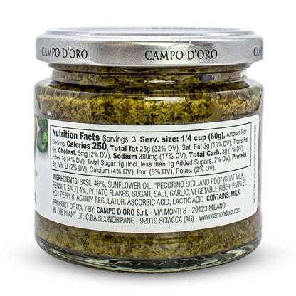 Campo D'Oro Basil Pesto with Pecorino