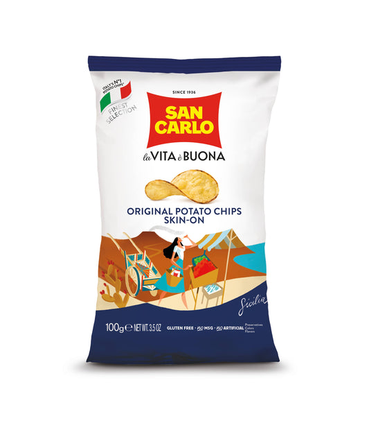 Skin-on Chips 100g by San Carlo