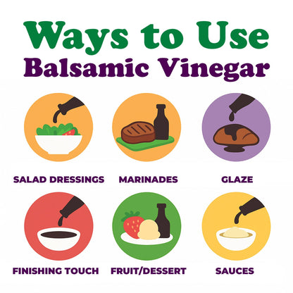 Food To Live Organic Balsamic Vinegar of Modena -16.9 fl oz (500 ml)