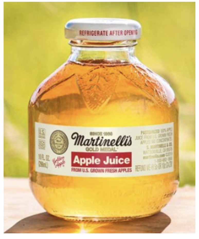 Martinelli’s apple juice