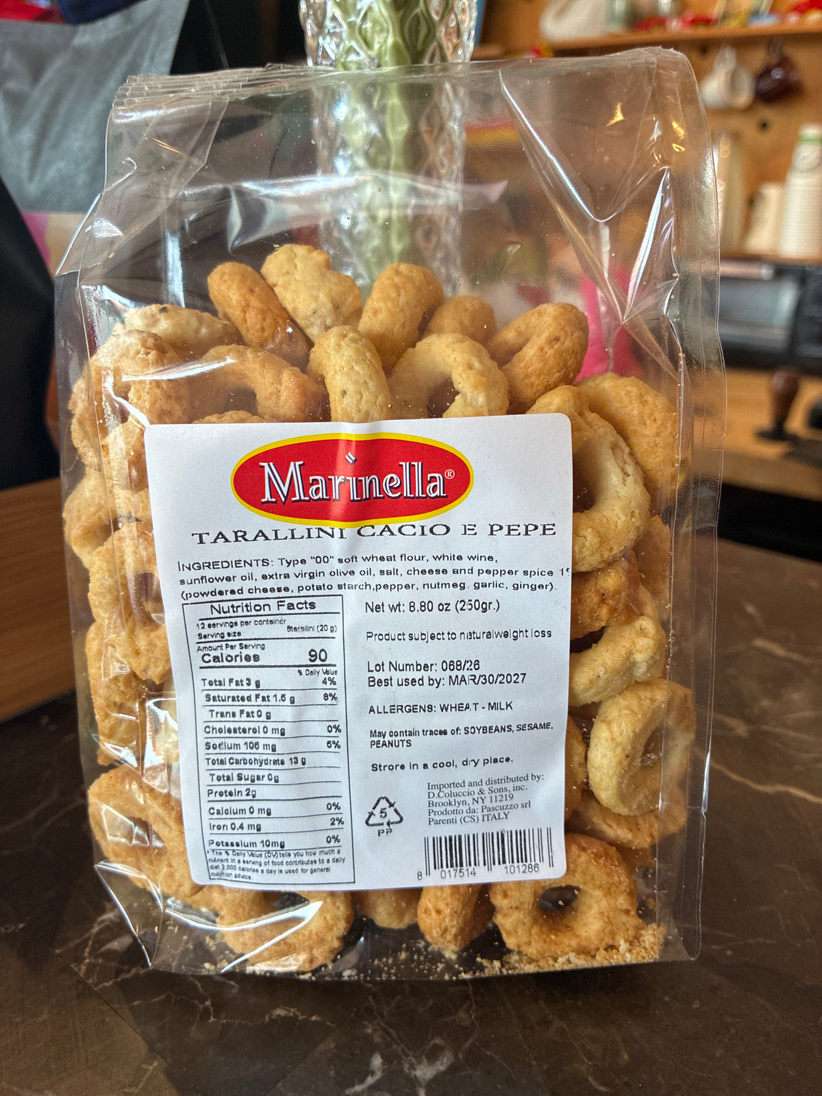 Marinella tarallini cacio e pepe