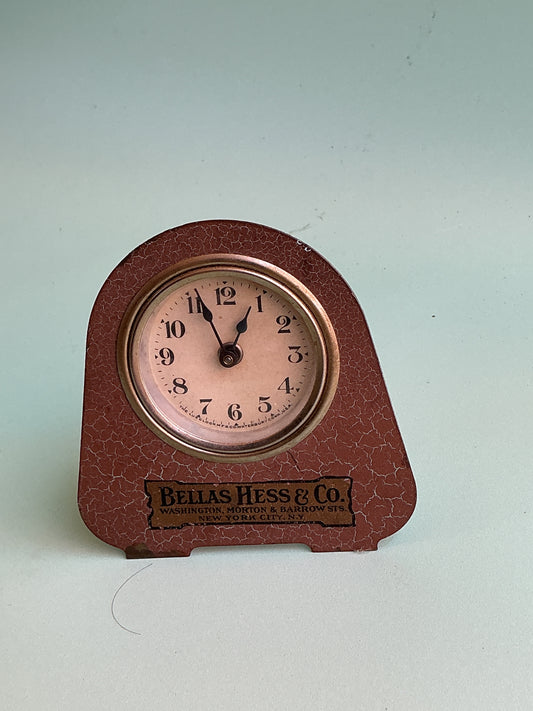 Vintage Small Metal Clock