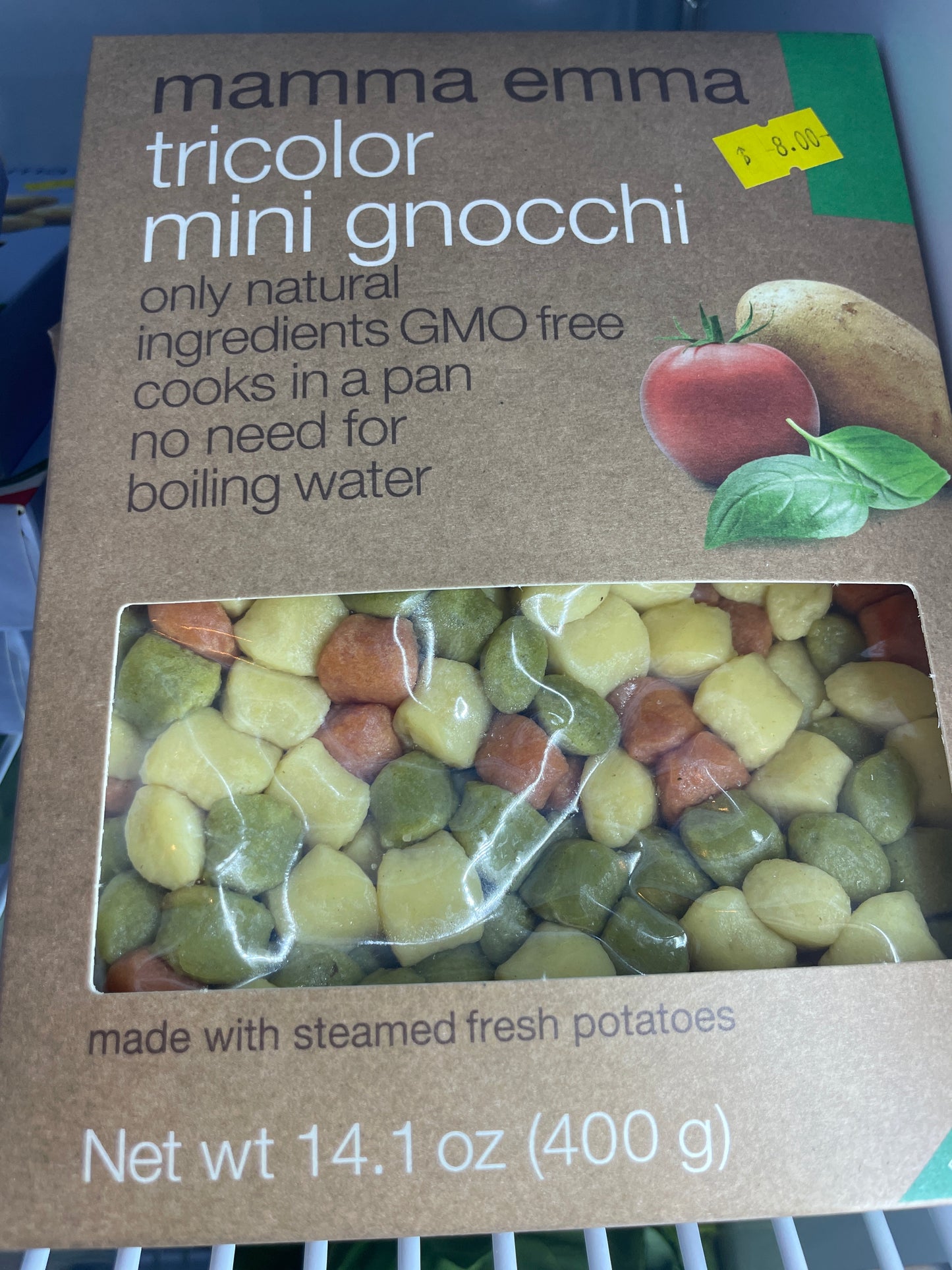 Mamma Emma tricolor gnocchi