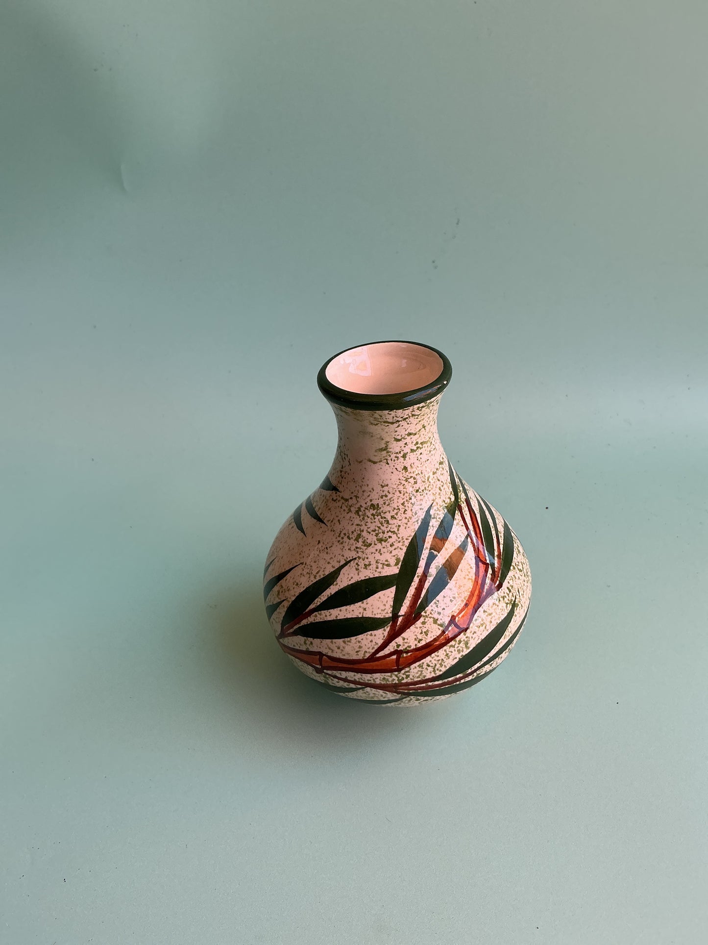 Vintage Leaf Vase