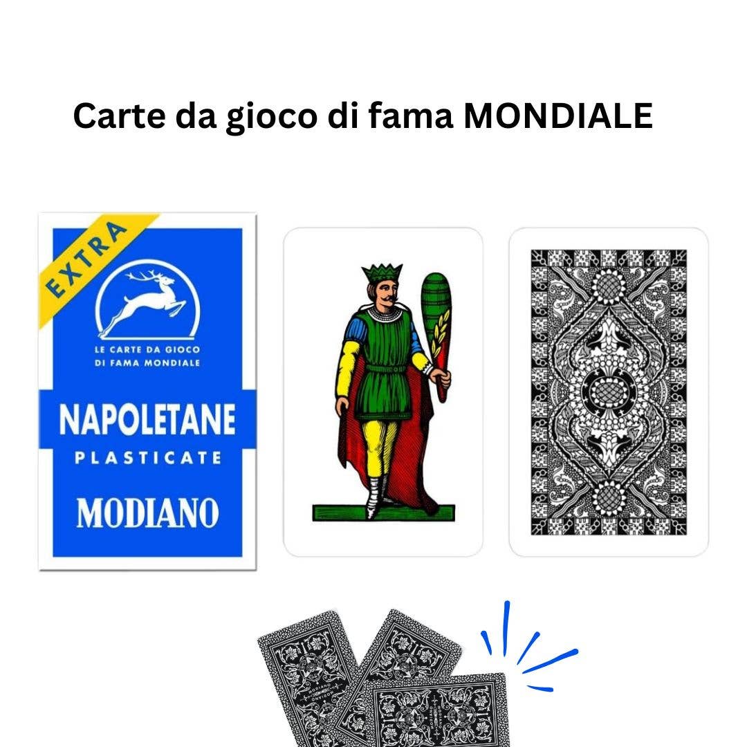 Modiano 97/25 Italian Napoletane Red Playing Cards