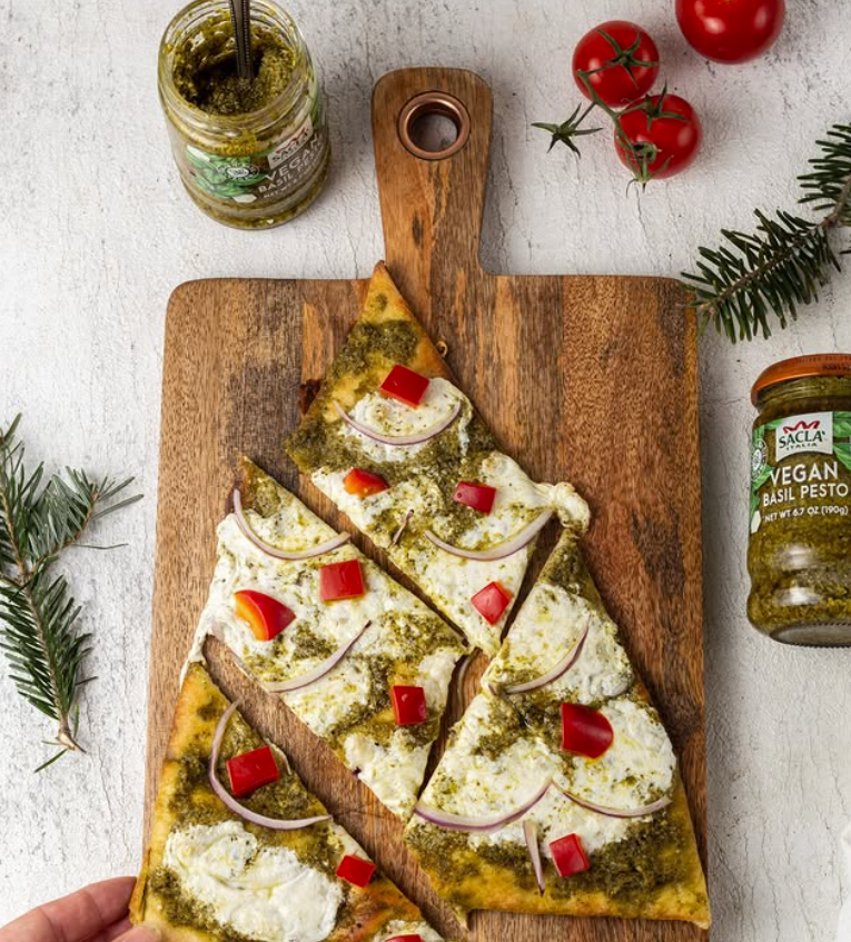 Sacla Italy Vegan Basil Pesto 6x6.7oz Dairy-Free Pasta Sauce