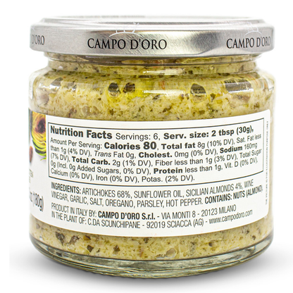 Campo D'Oro Artichoke And Sicilian Almond Paté
