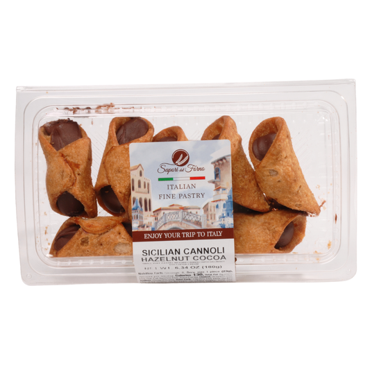 Sapori Dal Forno Hazelnut Cocoa Cannoli