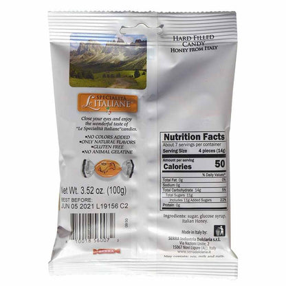 Le Specialità Italiane Candy with Honey, 3.52 oz.